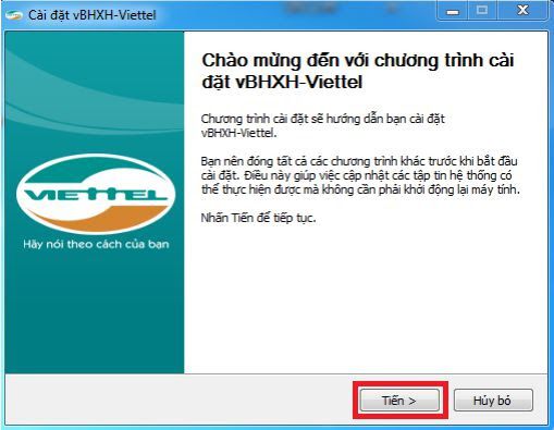 Hướng dẫn tải và cài đặt phần mềm vBHXH của Viettel